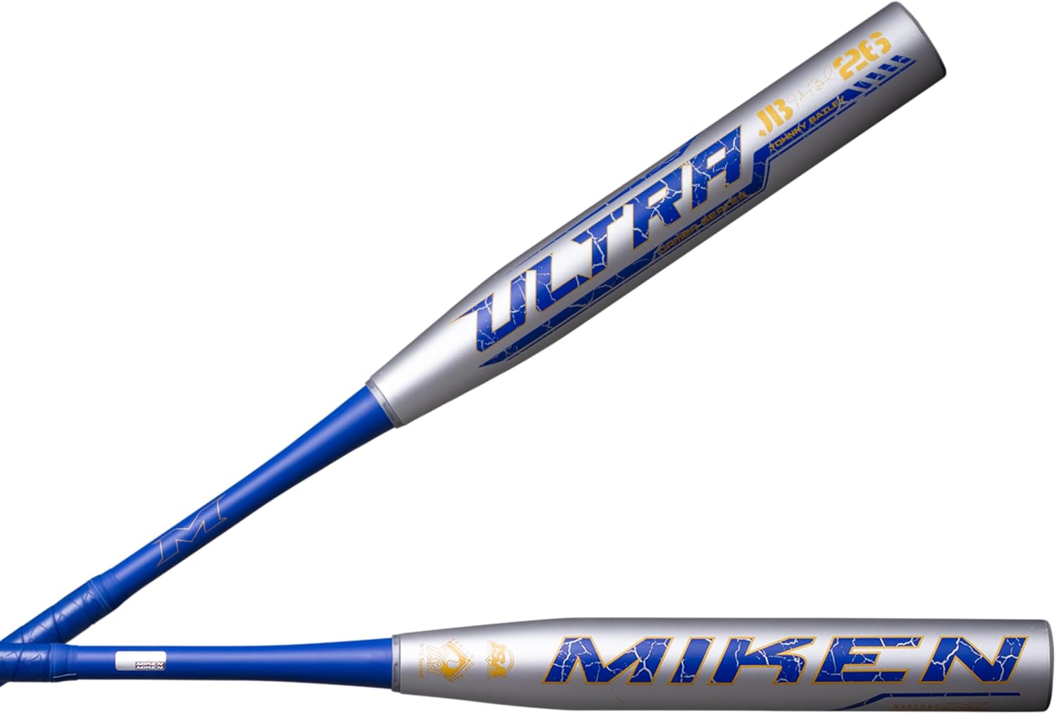 Miken | JB26 Johnny Bailey Gamer Series Slowpitch Softball Bat | SSUSA Senior Softball | MSS6JBL | Maxload | 2 Pc. Composite | 12" Barrel | 25 oz