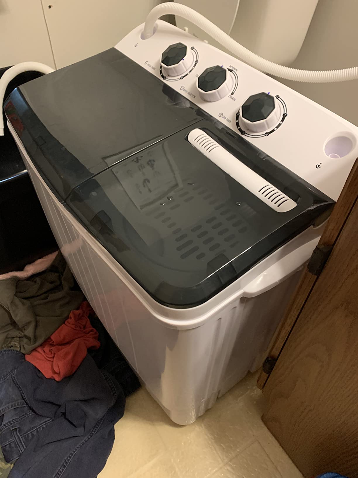 21/mo Finance Portable Washing Machine 17.6Lbs Capacity Washer and