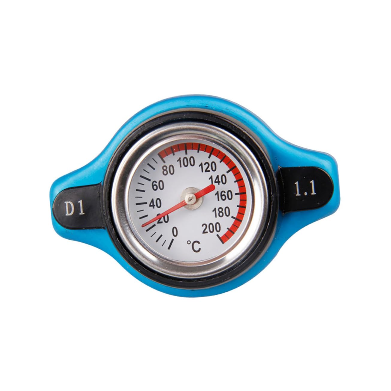 ULTECHNOVO 3pièces Couvercle De Réservoir Eau Avec Jauge De Température Capuchon Thermostatique Pour Radiateur De Voiture Bar Petite Tête