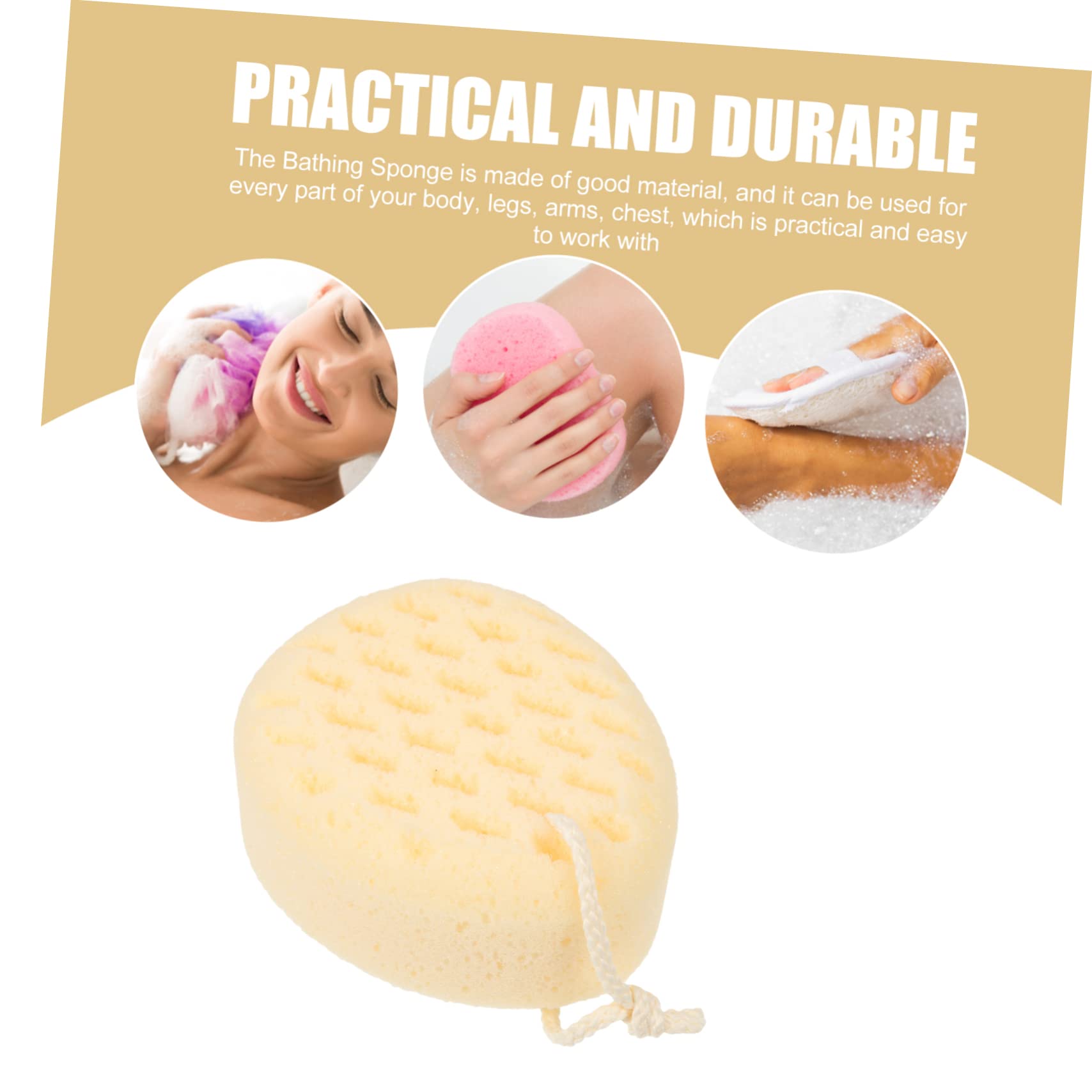 Housoutil 3 Piezas Bola De Baño Esponjas Para Limpiar Lindas Esponjas De Baño Esponja Vegetal Puf Exfoliante Depurador De Limpieza De La Piel Ducha Uso Esponja Cuerpo Dacrón Perder Almohadón