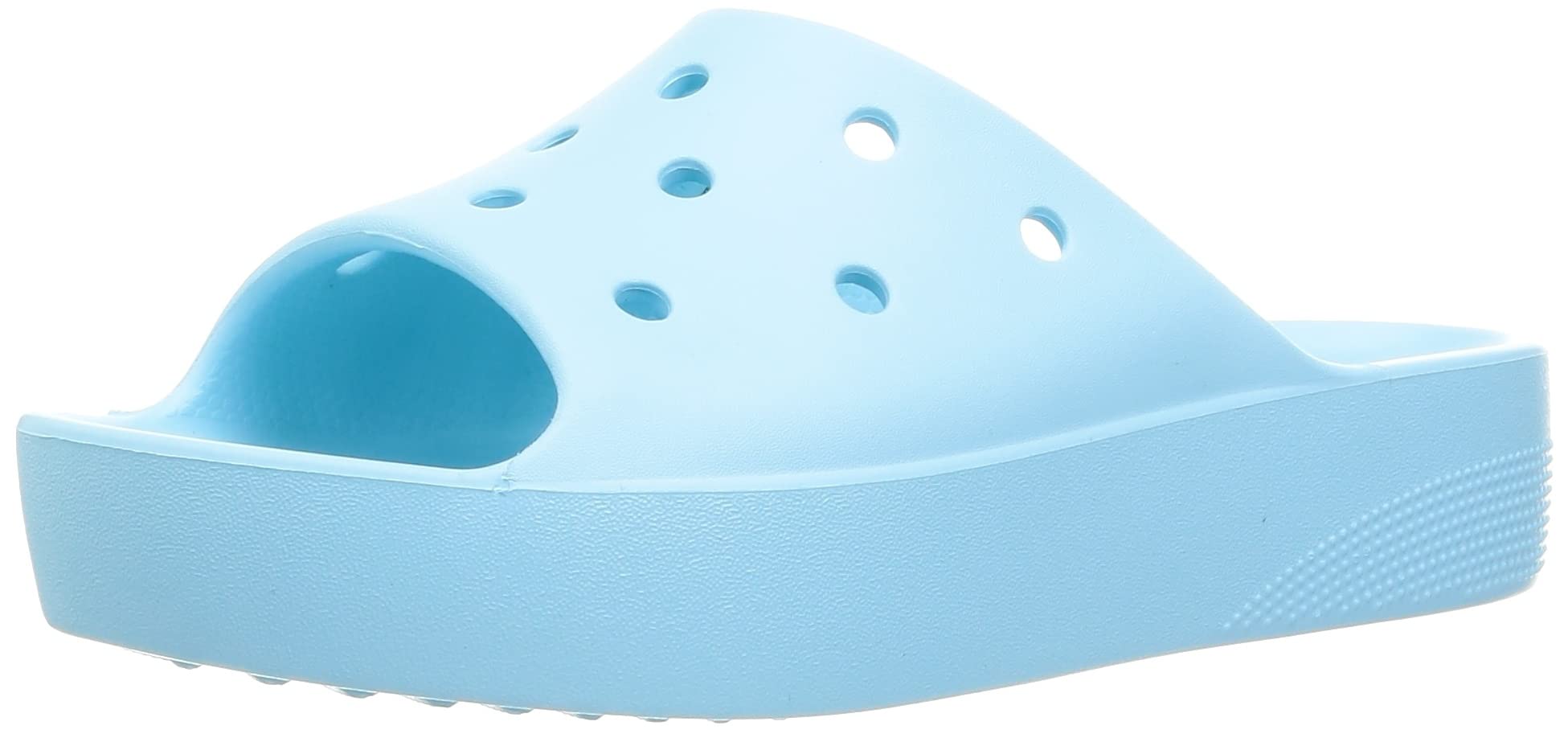 Crocs Women's Classic Platform Slide Sandals, Arctic, 5