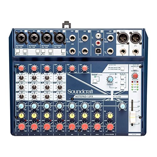 Soundcraft NOTEPAD-12FX Mezclador