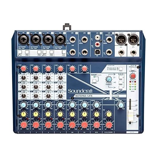 Soundcraft NOTEPAD-12FX Mezclador