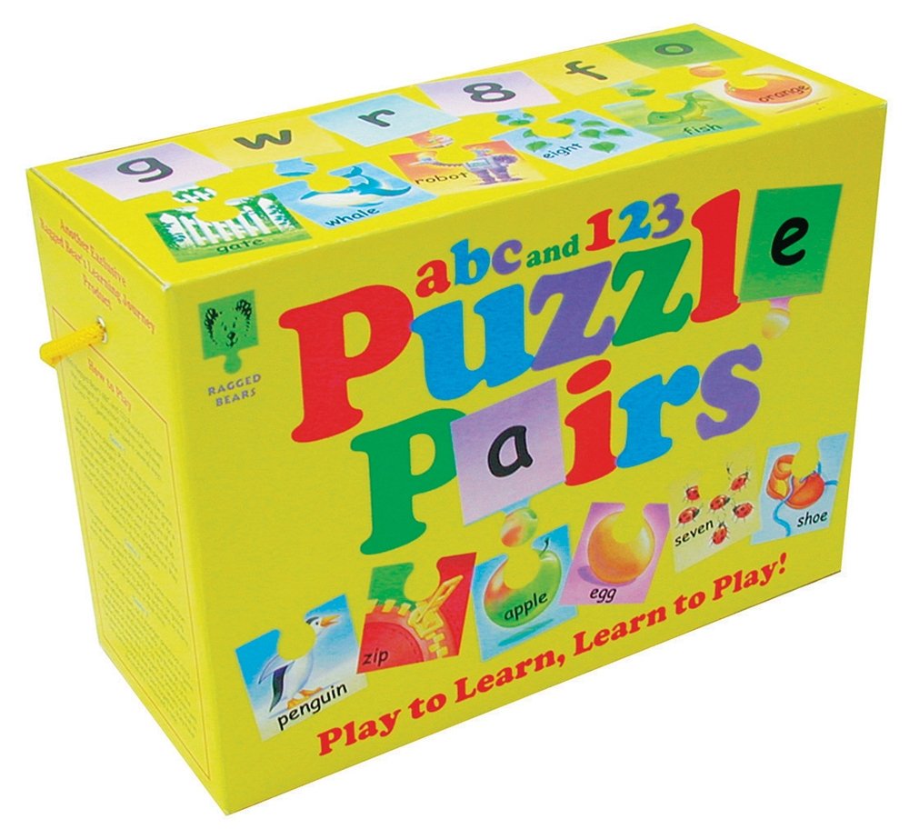 Ragged Bear's ABC and 123 Puzzzles Pairs