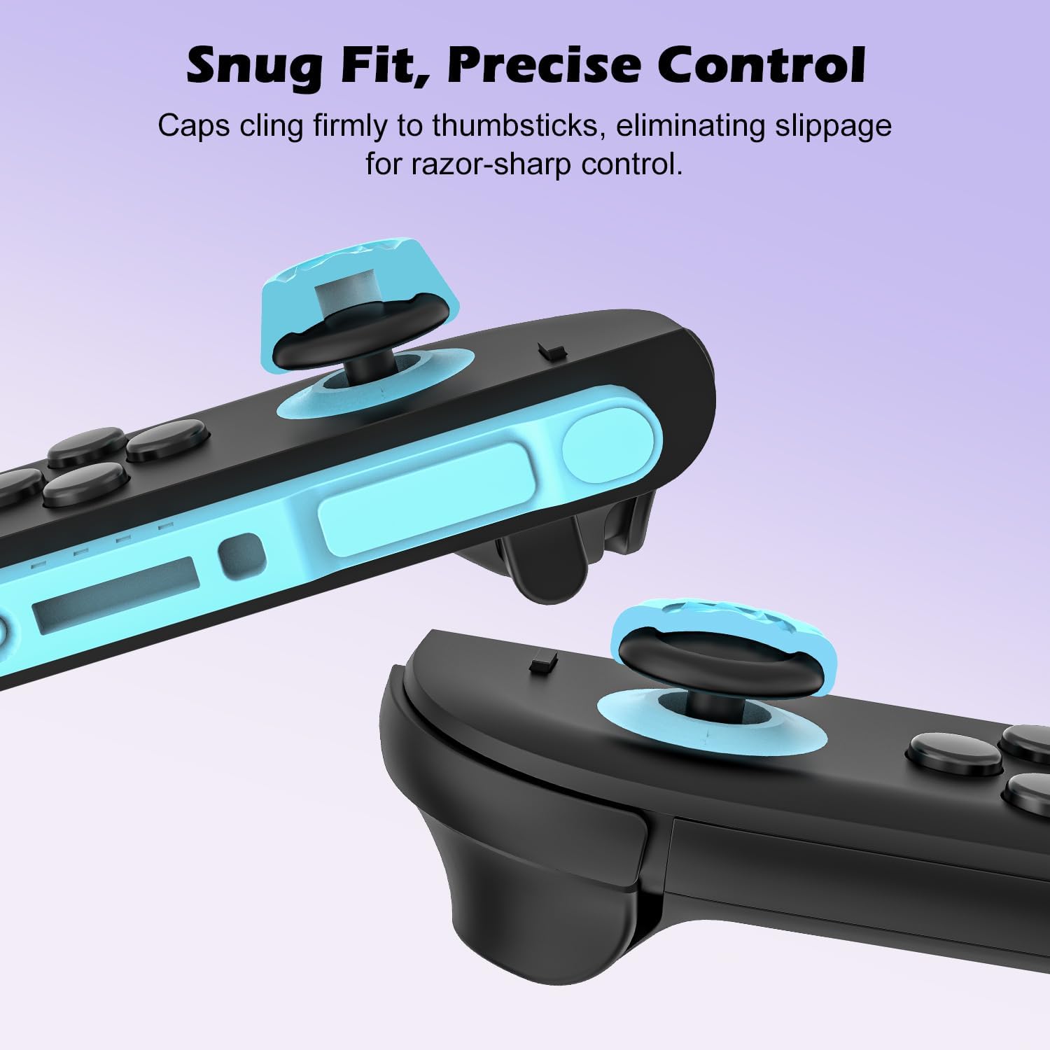 Thumb Grips Set for Nintendo Switch 2/Pro, Anti-Slip Joycon Controller Caps, Ergonomic Design, Enhanced Gaming Grip, Thumb Grip Caps, Switch 2 Joystick Caps, Colorful, 3 Pairs (6 PCS) - Image 4