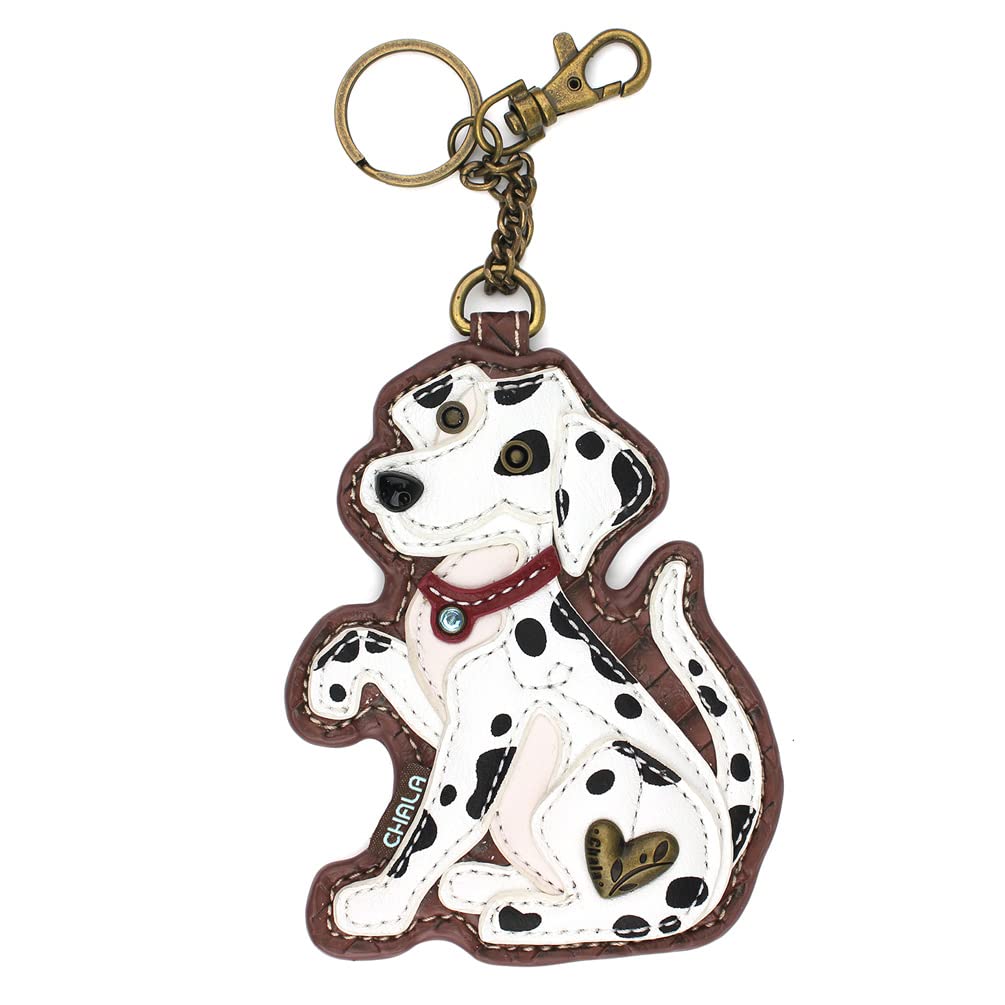 CHALA Dog Collection Women's Decorative Key Fob/Coin Purse Accessory - Dalmatian