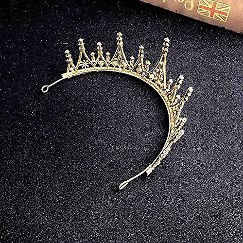 Diadème et couronnes en Cristal Brillant de Couleur Or/Argent, Accessoires Photo, Bandeau pour Femmes, fête de Mariage