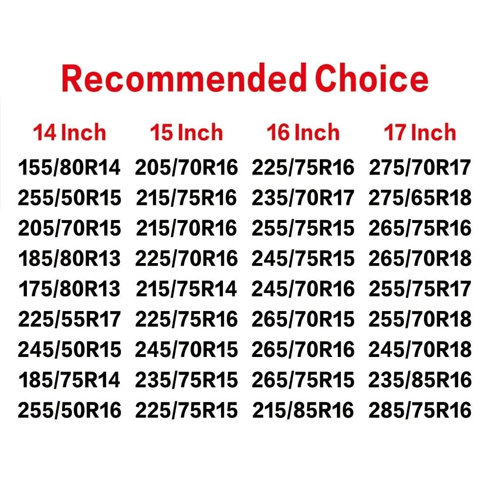Reifen Aufbewahrung 1PC 14" 15" 16" 17" Zoll Schwarz Reserverad Radabdeckung Hülle Tasche Schutztasche(17 Inch)