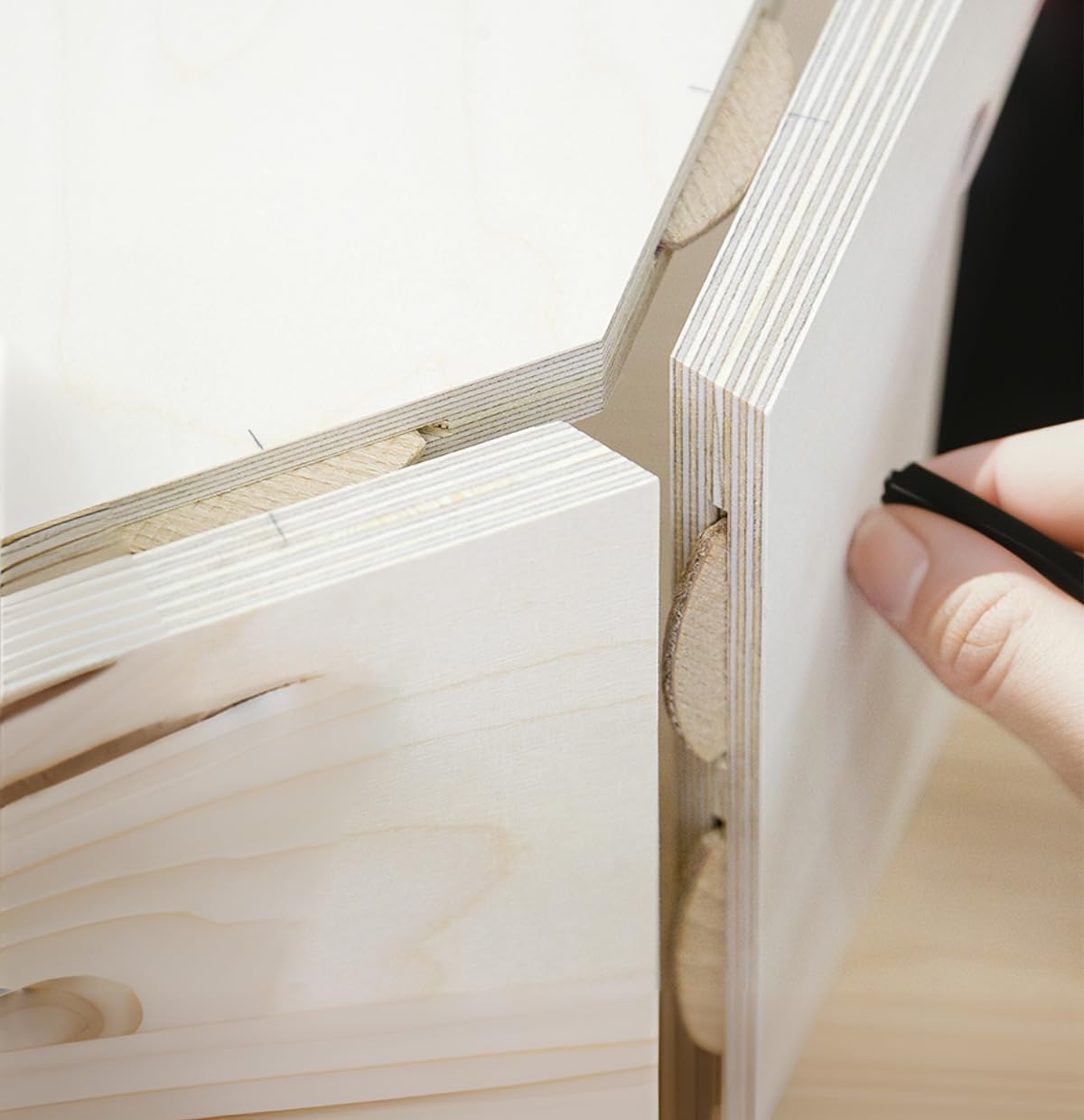 Tasselli Legno Per Falegnameria - Biscotti Lamelle Numero 10 - Confezione 100 Pezzi Per Assemblaggio Legno - Foto 7