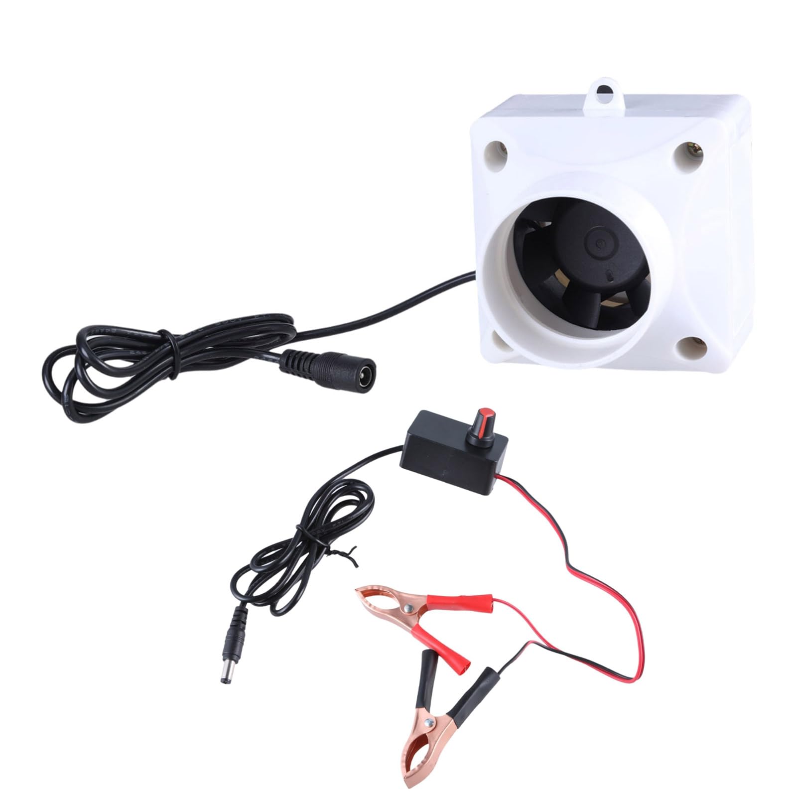 Tsophreniq Inline Duct Fan Ventilation Exhaust Boosters Filter Duct Kits 12V Extractor Blower Adjustable Speed Exhaust Ventilation Blower