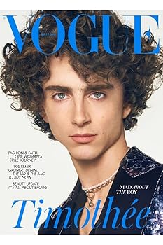 Amazon.co.jp: Vogue UK British October 2022 ティモシーシャ