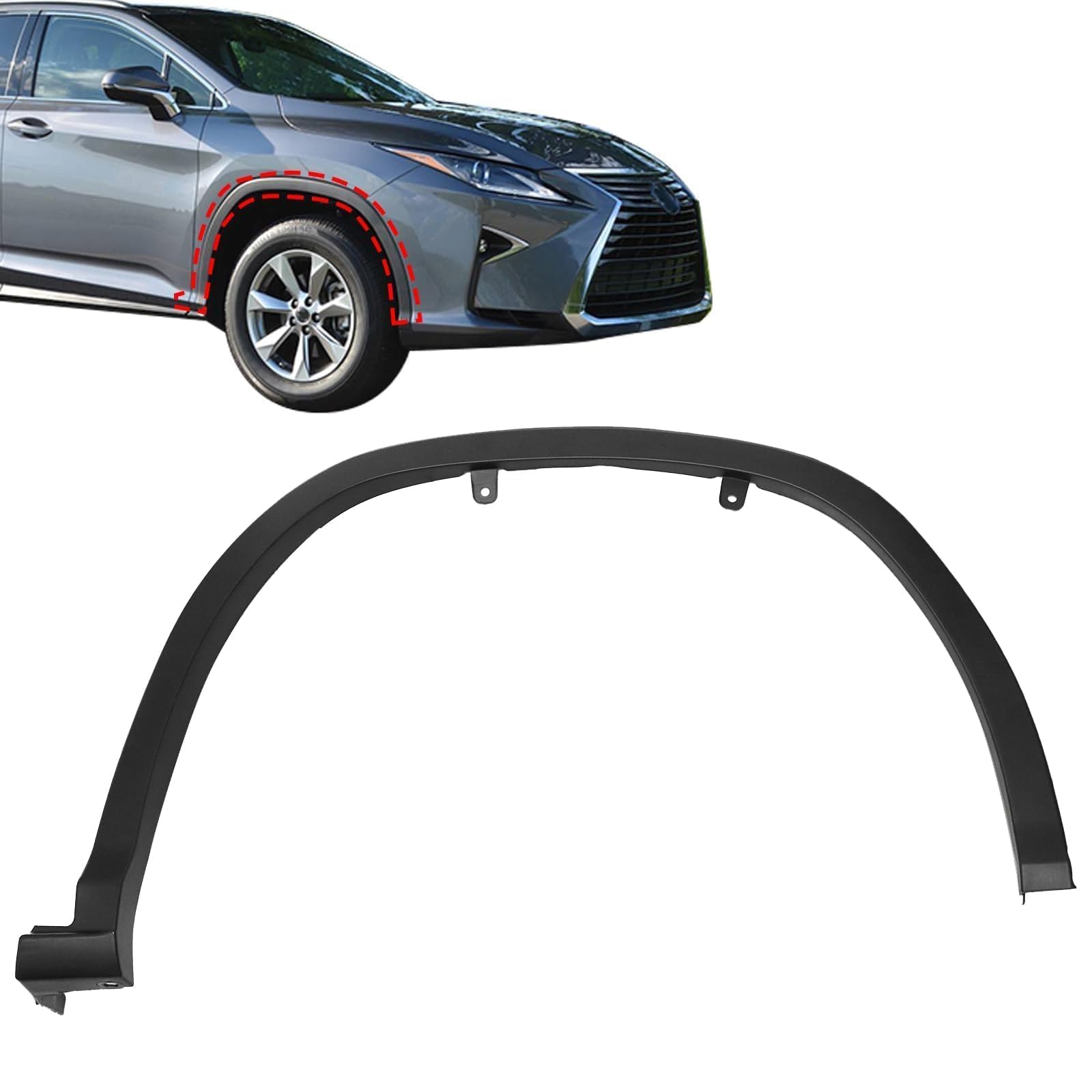 Amazon.com: SecosAutoparts Front Passenger Side Fender Trim