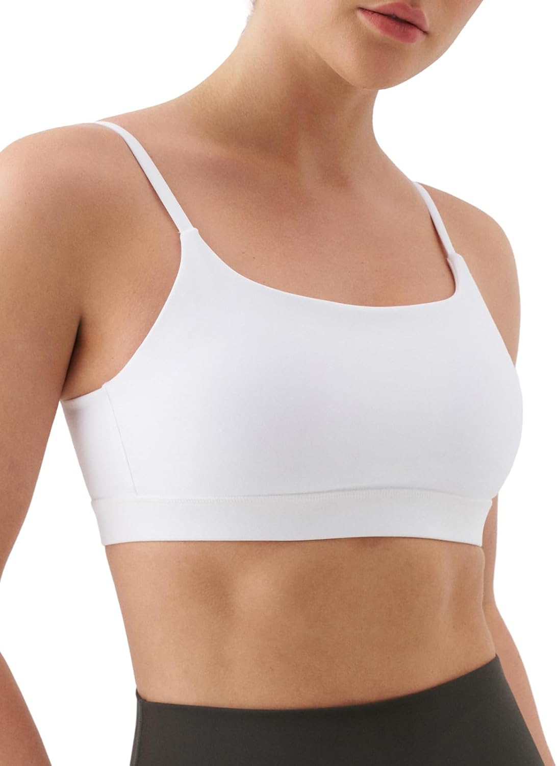 K-Swiss Sports Bras for Women - Molded Cups Adjustable Light Impact Yoga Tops Workout Gym
