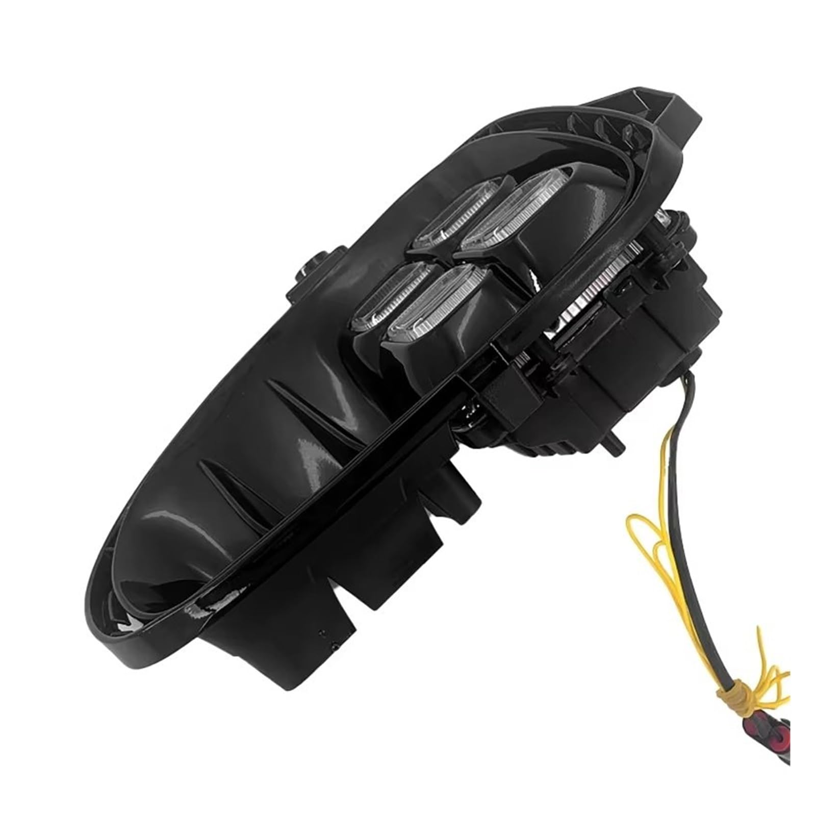 Genérico Para Kia Para Rio 2017-2020 Luces Diurnas LED DRL Intermitentes Faros Antiniebla Delanteros Blanco/amarillo Faros Antiniebla