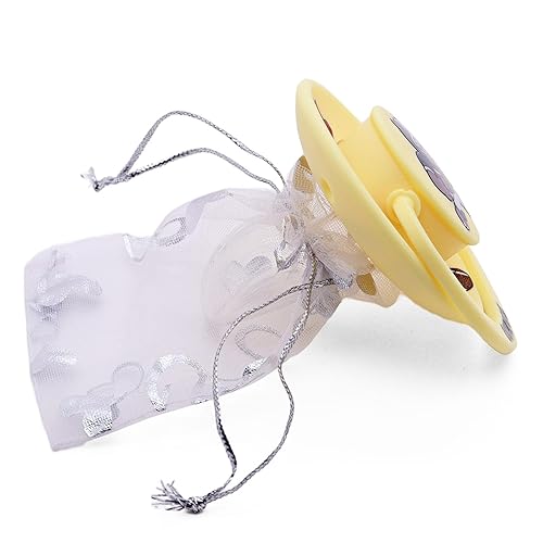 Miniatura 5 de Bonito chupete de tamaño adulto Big Shield Paci para la ansiedad con clips Paci, pezón grande de silicona suave para dormir