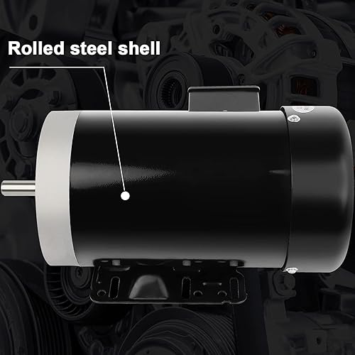 Miniatura 7 de 2HP Motor eléctrico 1750RPM de propósito general Trifásico 56C Motor TEFC 230460V 58 "Diámetro del eje 4 Polo 60HZ