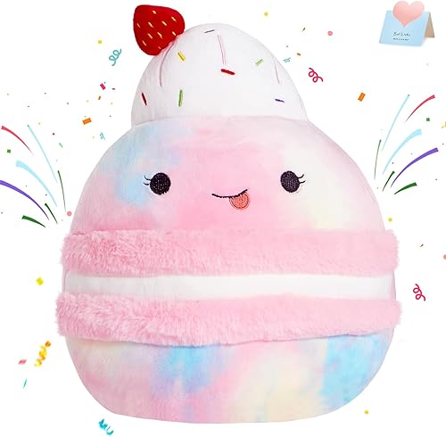 Miniatura 1 de CozyWorld Juguete de peluche de macarrón de 12 pulgadas, divertido juguete de peluche de macarrón de tamaño mediano, ultra suave, almohada de