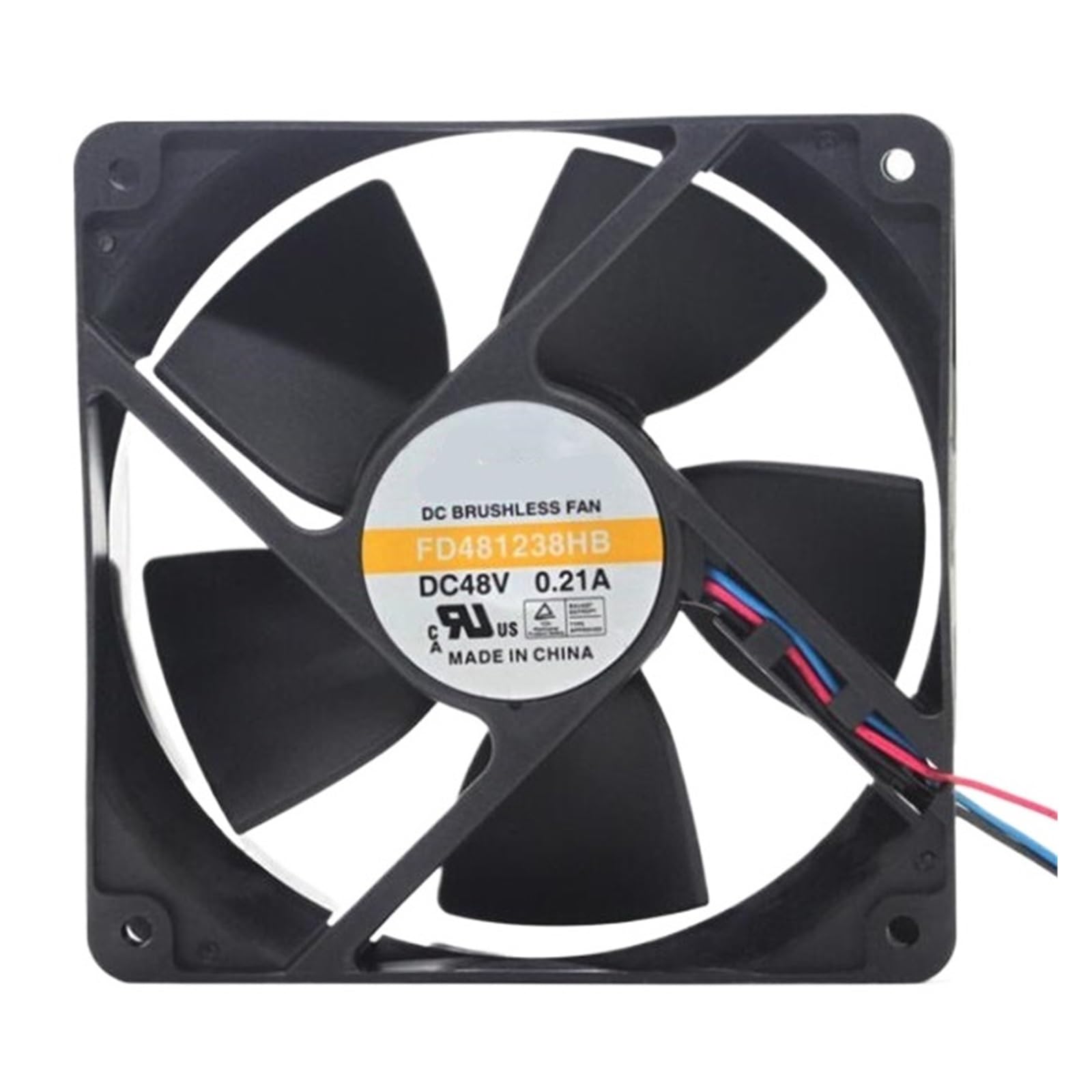 YMUGUEGH 12038 FD481238HB 12CM 48V 0.21A three-line cooling fan
