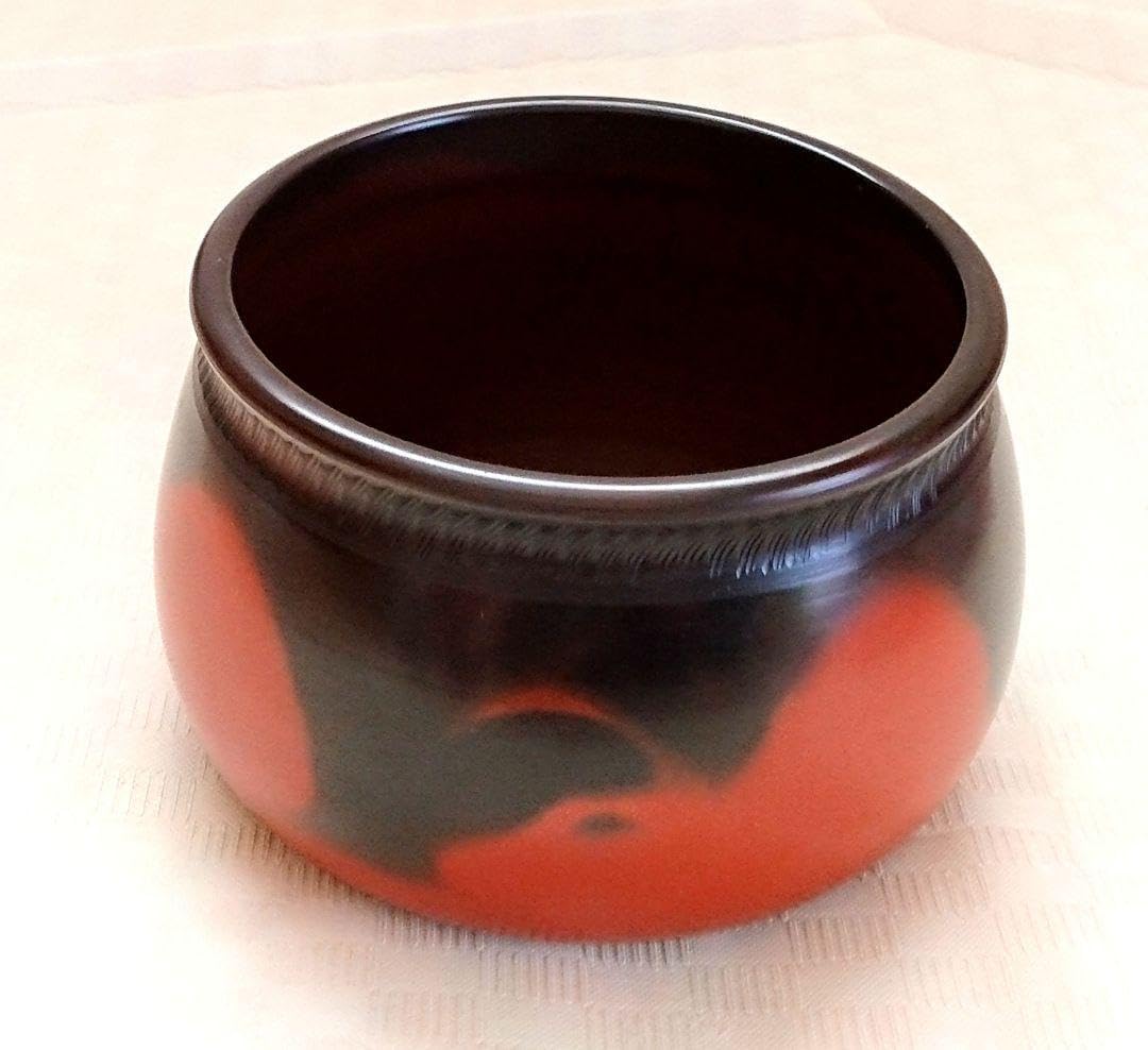 送料込【逢絢亭】茶道具 茶碗 萬古焼 安南茶碗 八幡窯 堀野証嗣 共