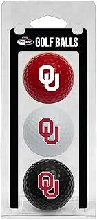 Team Golf NCAA Regulation Size Golf Balls, 3 Pack, Full Color Durable Team Imprint