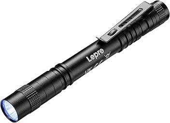 懐中電灯 ブラック LED ブラックライト 紫外線ランプ UV 懐中電灯 9LED : ビネット