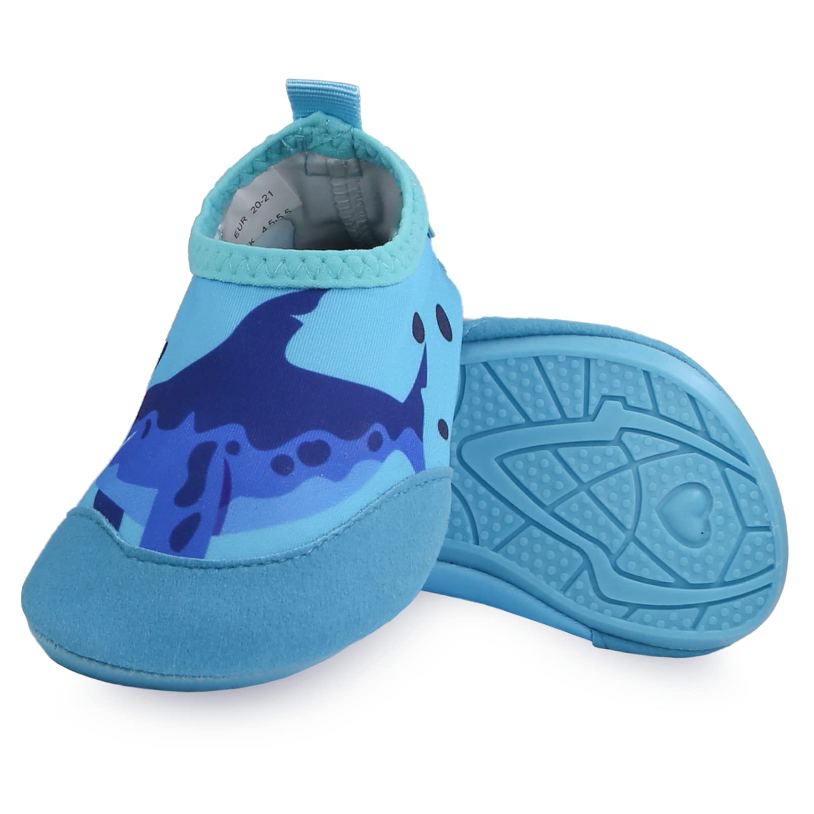 AisprtsKids Water Shoes, Toddler Non-Slip Barefoot Beach Shoes Boys Girls Soft Breathable Swim Shoes Quick Drying Aqua Shoes for Beach Swimming Pool Garden