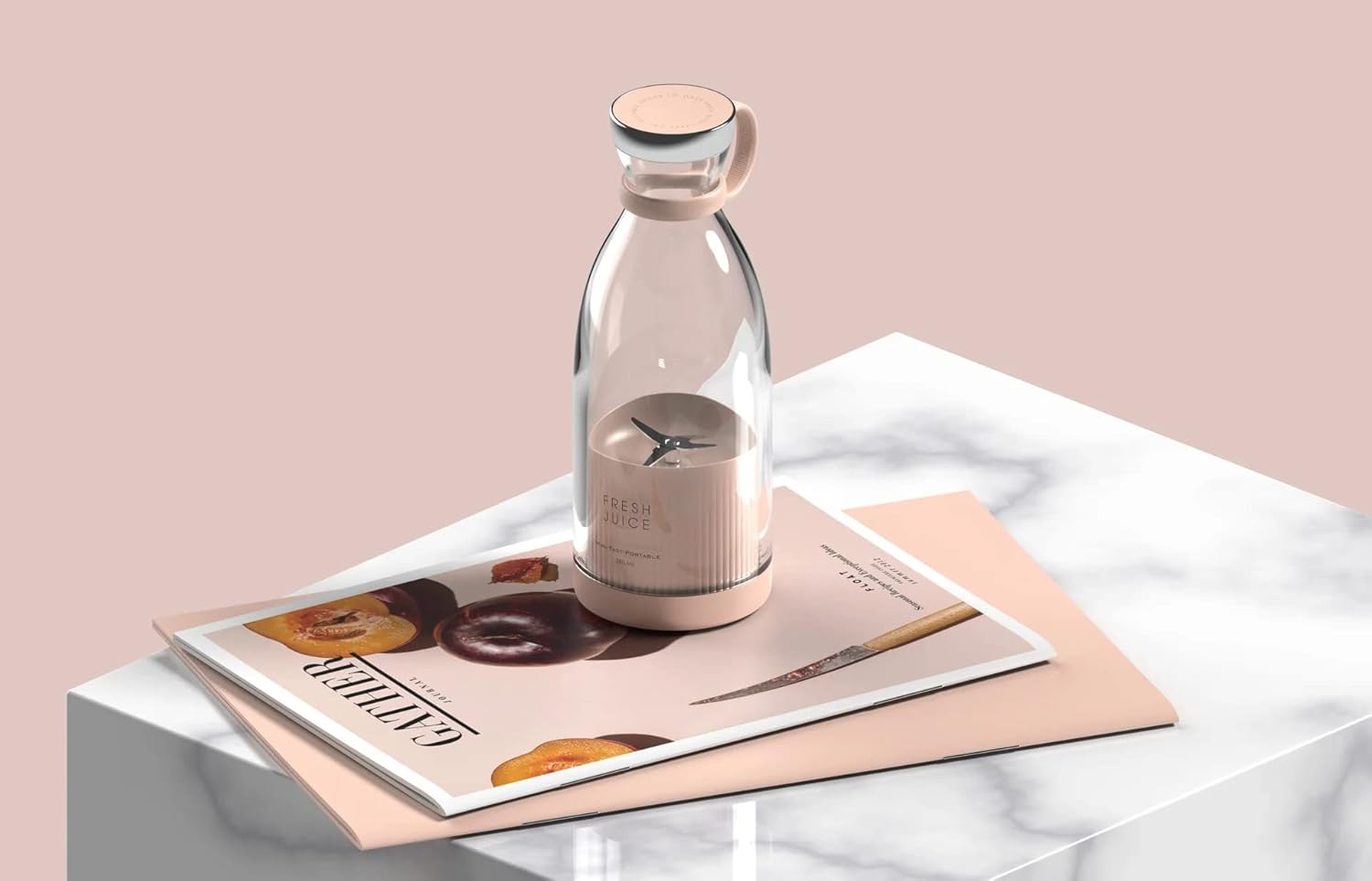 Mini Electric Juicer Blender White