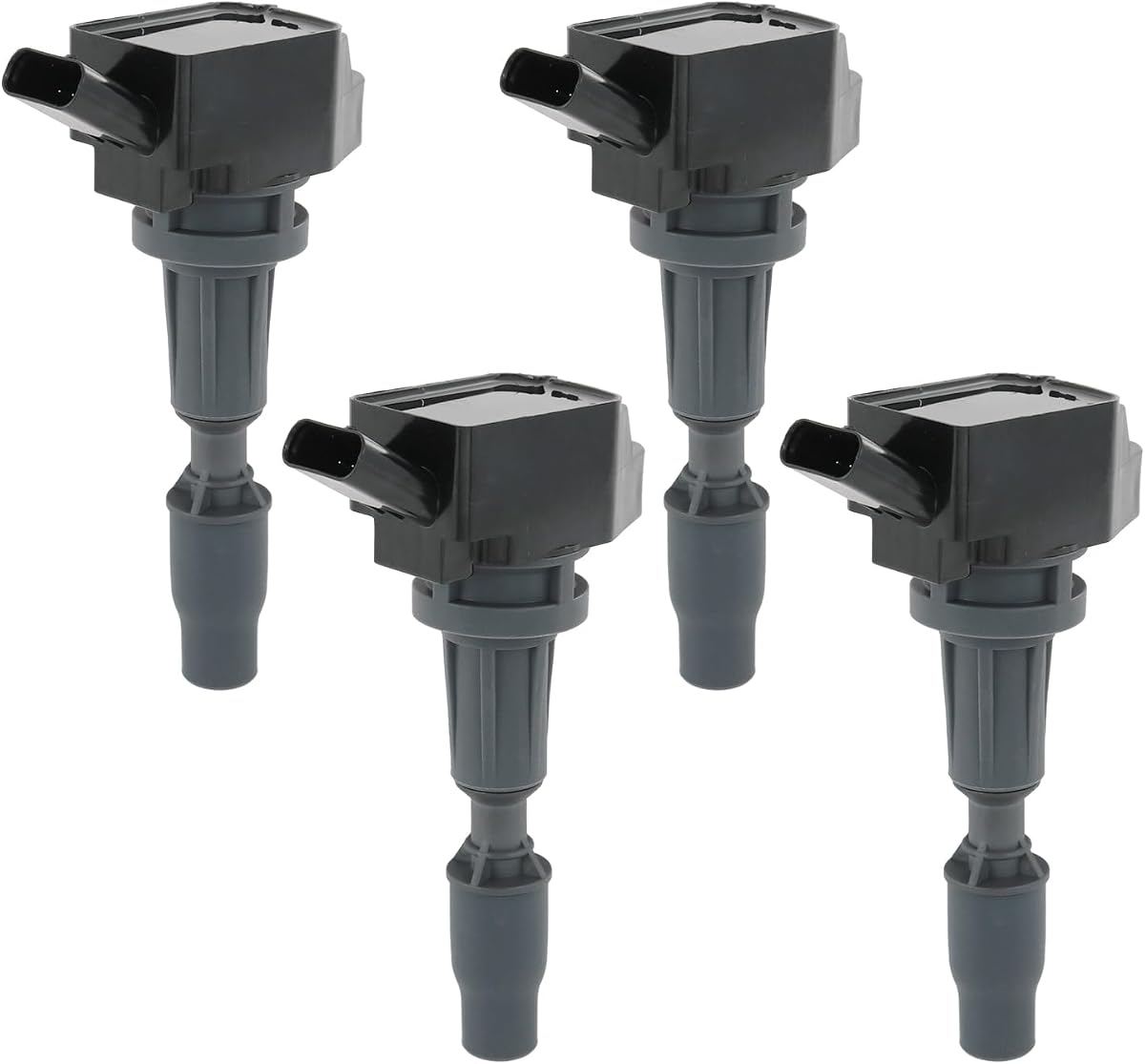 Set of 4 Ignition Coil Pack Compatible with 2015-2019 Hyundai Sonata Tucson | Replacement for 2015-2021 Hyundai Santa Fe Kia Optima Sorento Sportage Stinger Genesis G70 G80 Replace# UF764, 27300-2GGA0