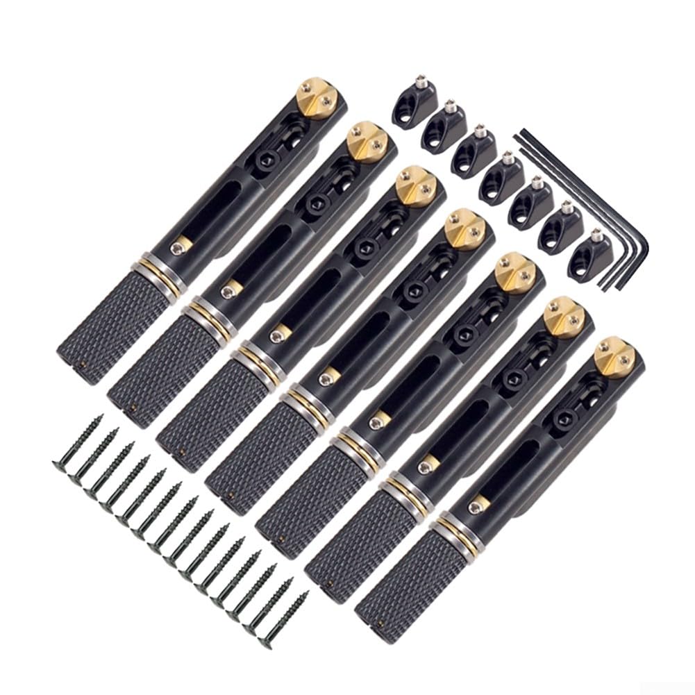 Professionale 1 Set 7 Corde Headless Chitarra Ponte Sostituzione Accessoriys