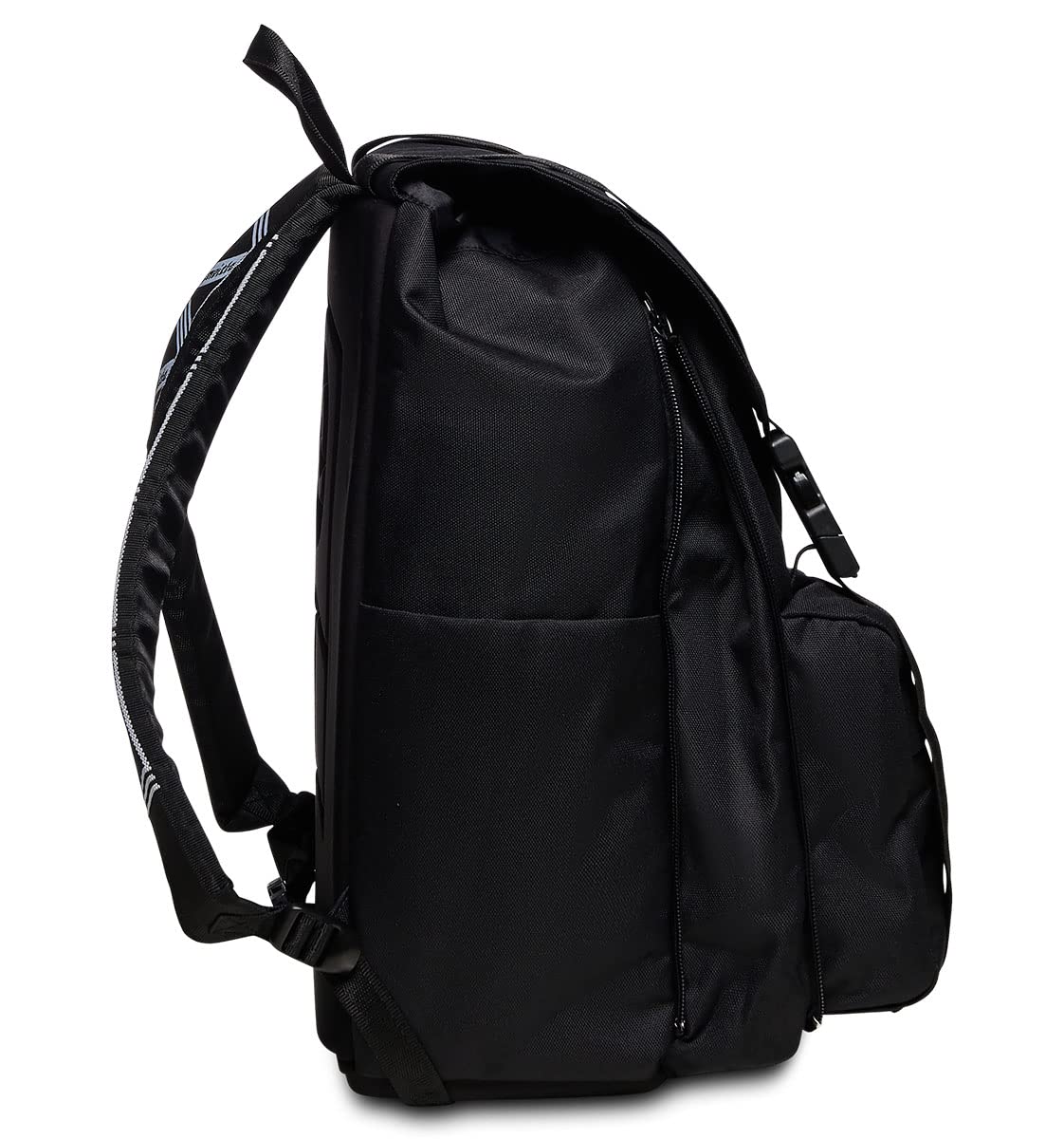 Invicta Zaino Ufficio Square, Zaino Estensibile con Tasca Porta PC Portatile Fino a 14" e Tasca Porta Borraccia, Scuola, Lavoro, Unisex