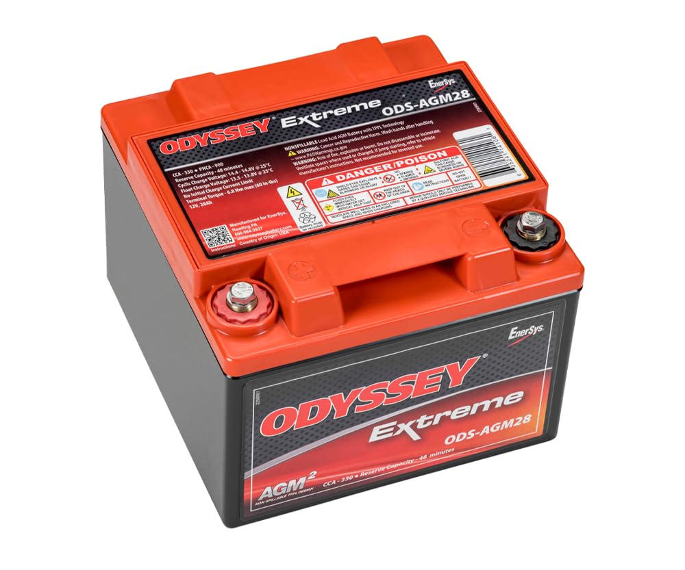 EnerSys Hawker Motorradbatterie ODS-AGM28 (PC925L) Odyssey 28Ah
