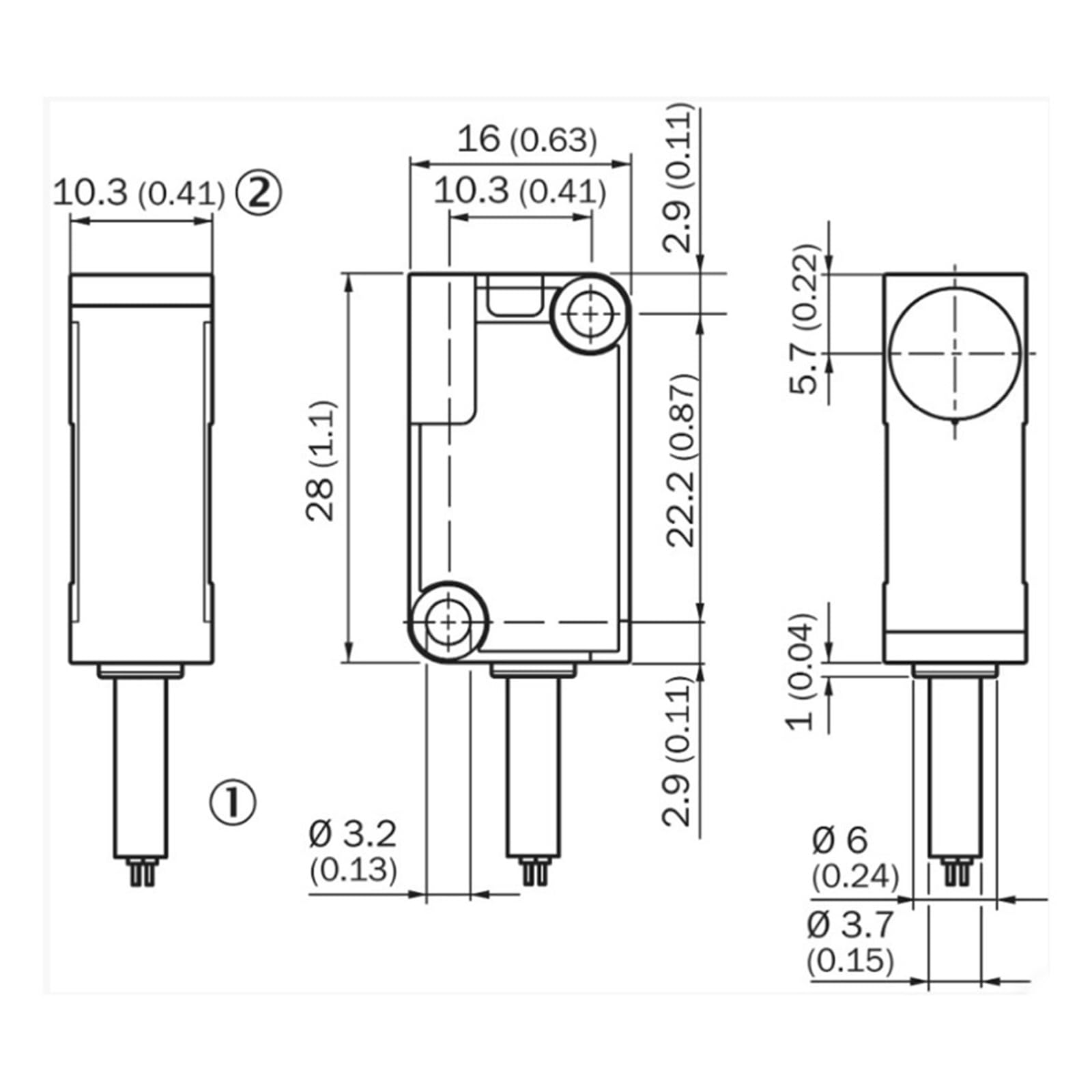 Interruptor magnético MQ10-60APSKU0 1078006 Sensor magnético Serie MQB