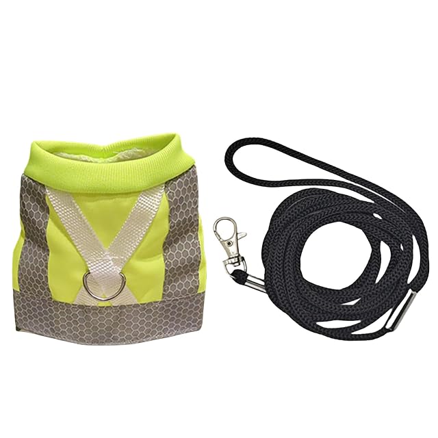 YHAILI Chaleco impermeable para pájaros con correa, cómodo para cacatúa, loros, traje volador