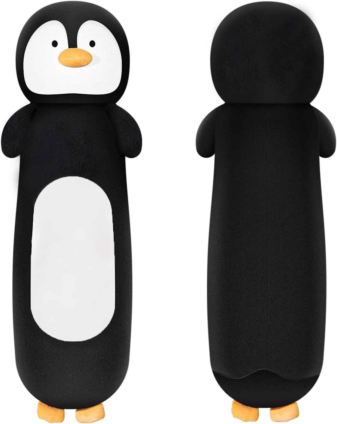 36” Long Penguins Plush Body Pillow, Cute Giant Black Penguin Stuffed Animals, Big Penguins Squishy Soft Plushies Toy, Gifts for Kids Girls and Boys, Birthdays, Halloween, Christmas