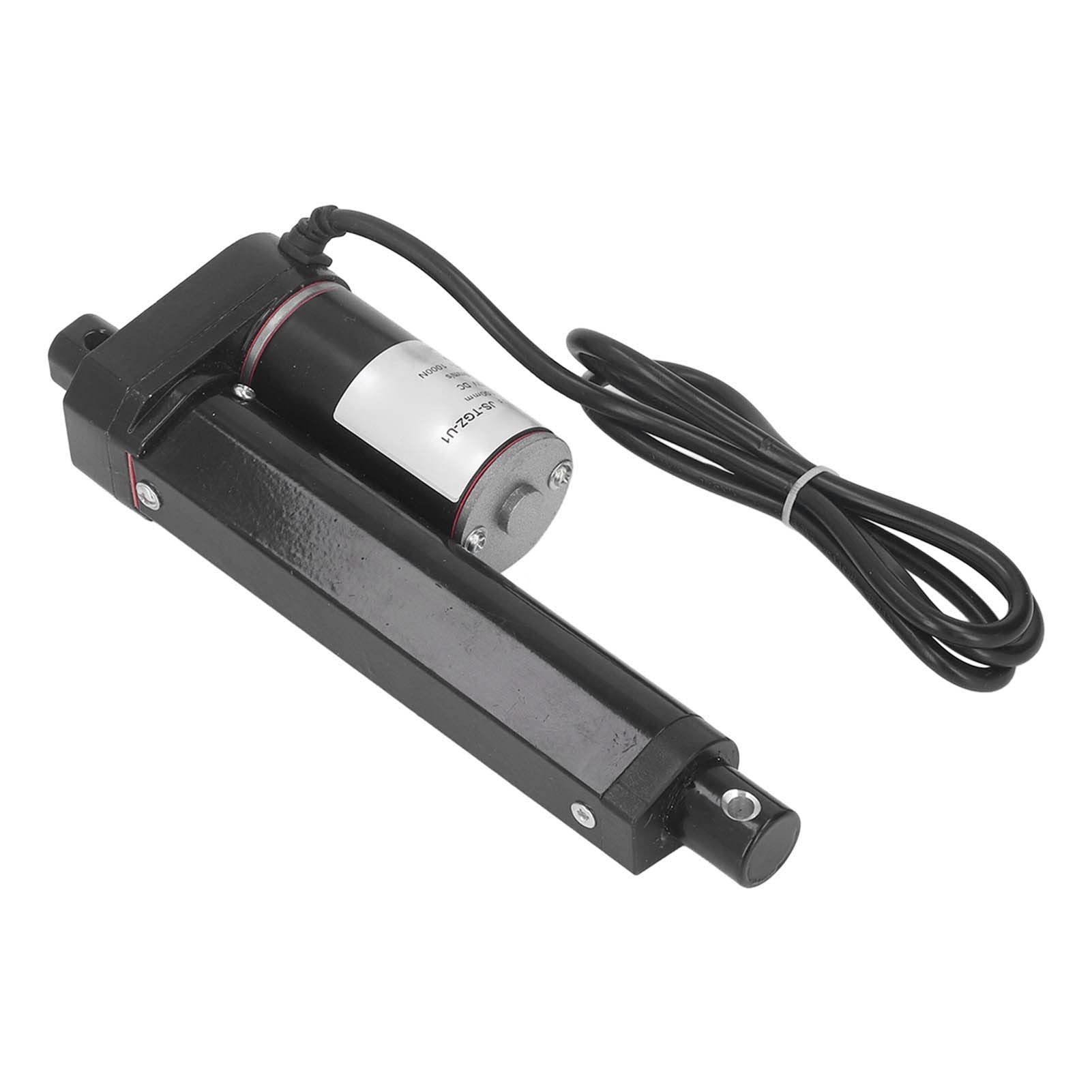 Garosa Siłownik Liniowy 12V DC o Skoku 100mm 1000N IP65, ze Wspornikiem Montażowym do Elektrycznego Podnośnika do łóżka Medycznego (Tylko siłownik)