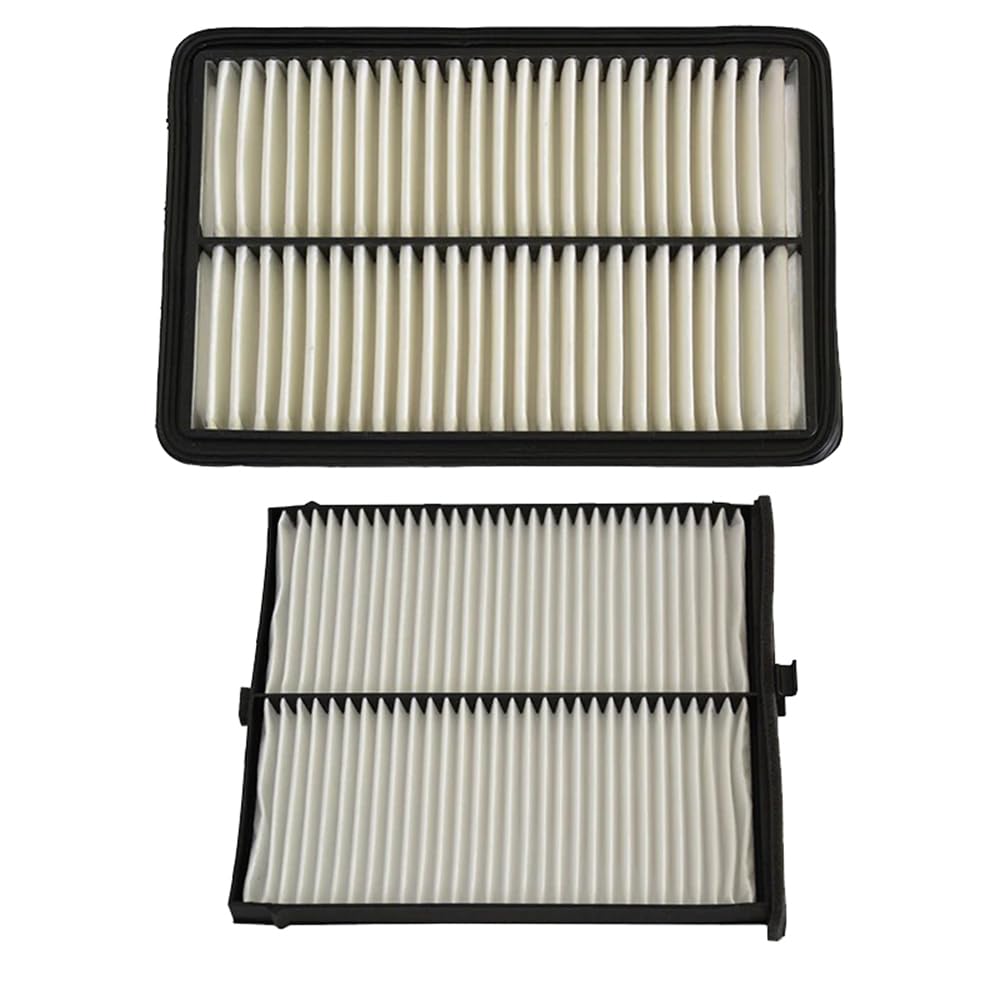 Filtr Powietrza Kabinowego dla Mazda 3/6/CX-5, 23,2x20,1x1,7cm 2 szt. Filtr powietrza samochodowego Filtr kabinowy PE07-13-3A0A/KD45-61-J6X