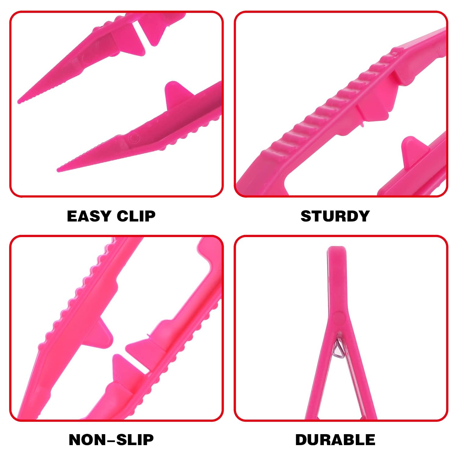 35 Pinzette Artigianali 13cm - 5 Colori Con Punte Seghettate | Per Perline E Lavoretti