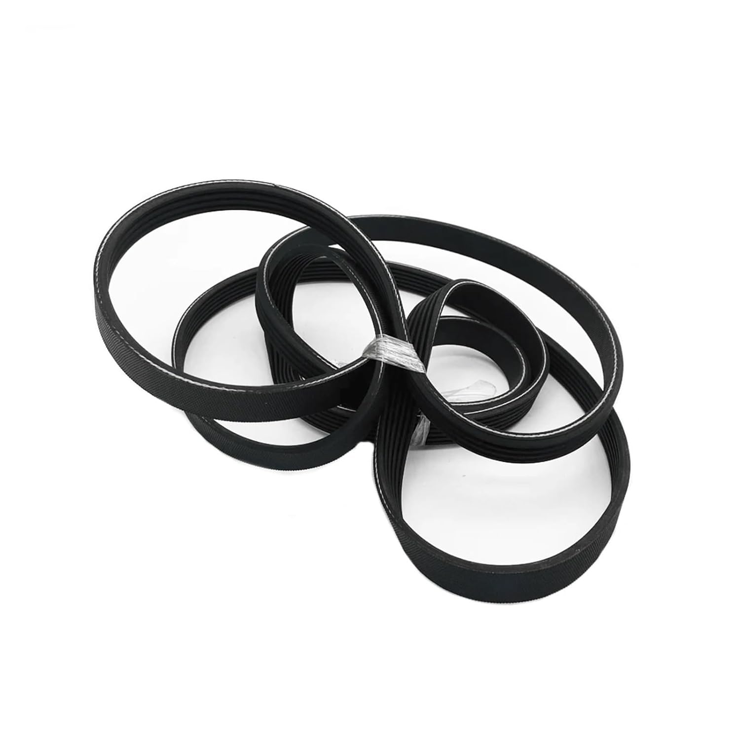 Black Rubber PL Industrial Multi Wedge Belt Length PL310~PL660 PU Synchronous Traction Transmission Belt Tooth Pitch 4.70mm (Color : 440, Size : 1pc-6PL)