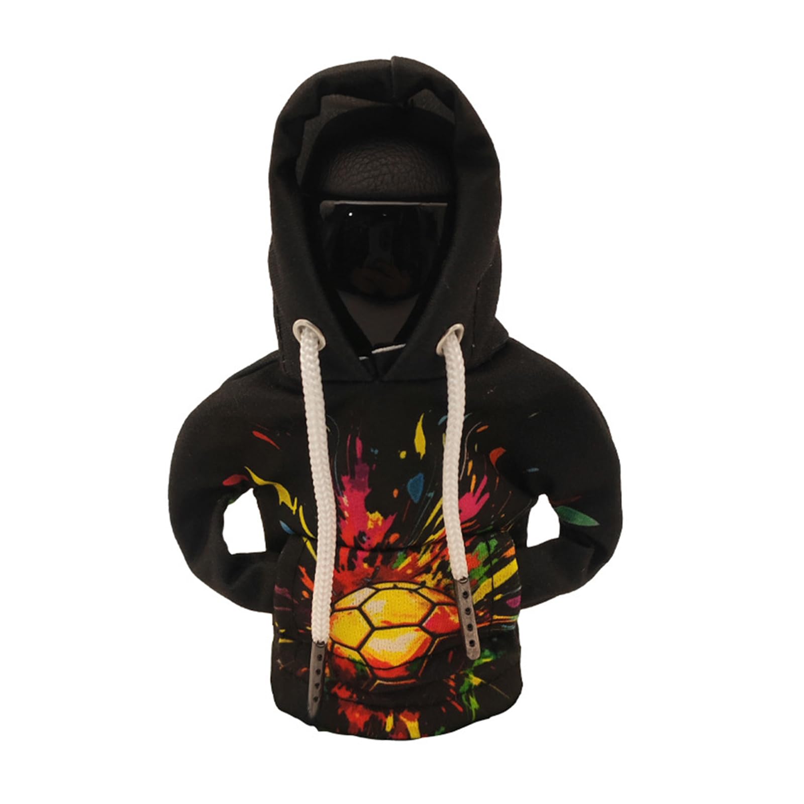 Hsioluted Typee Car Gear Shifter Hoodie, Gear Shifter Knob Cover, Hoodie For Auto Shifters, Auto Interior Decoration Universally Knob Cover
