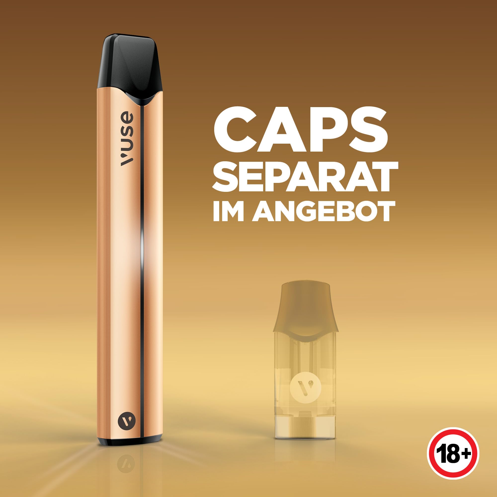 Vuse PRO Smart E-Zigaretten Starter-Set mit Zugautomatik, Stilvolle Vape  mit Bluetooth Funktion, Cloud-Control Feature, Schnellladefunktion,  Pod-System, Keine einweg ePod caps enthalten, Farbe: Gold : Amazon.de:  Elektronik & Foto