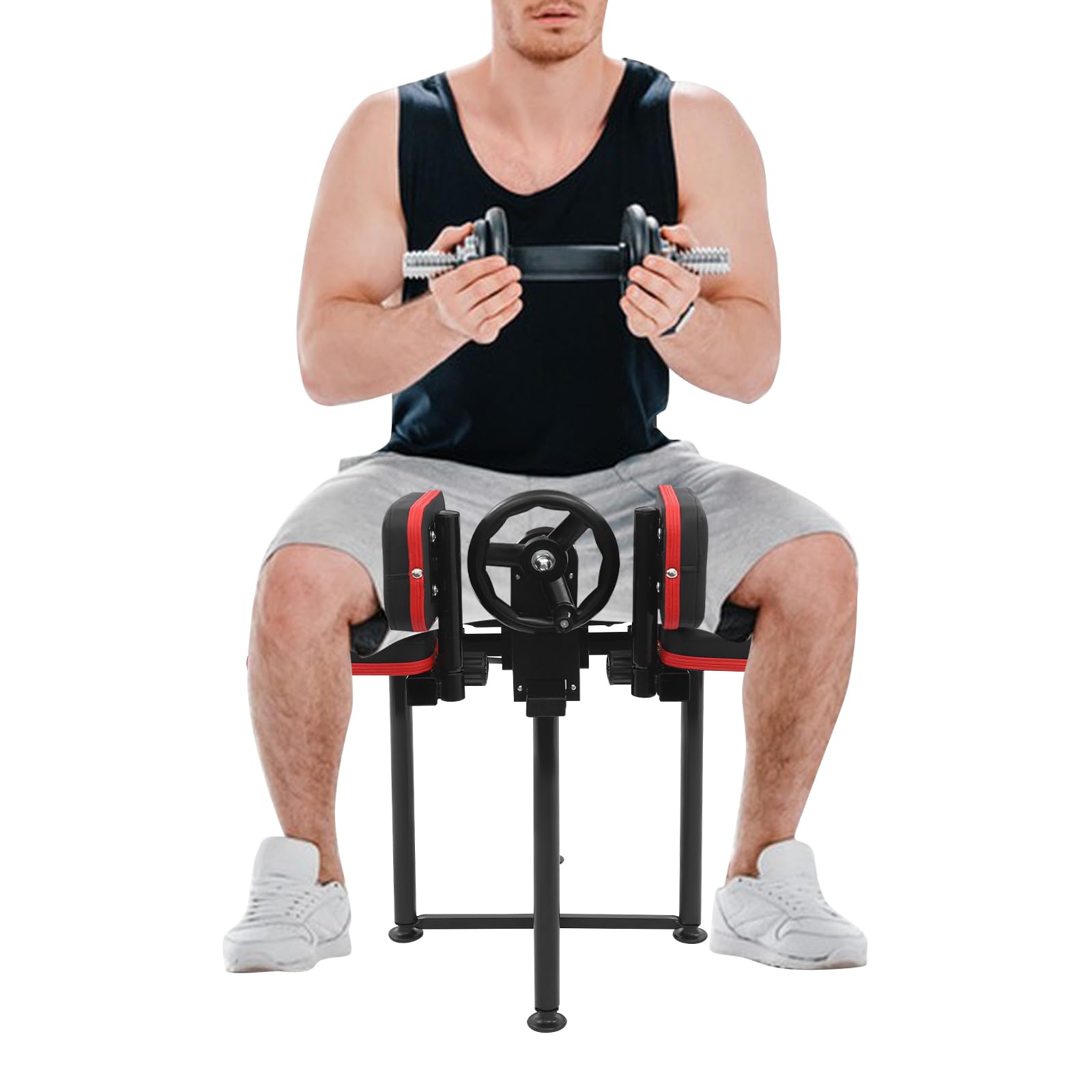 Entrenador de piernas para piernas seated Leg Extension Museltrainer 150 kg de capacidad de carga para el hogar, oficina, gimnasio