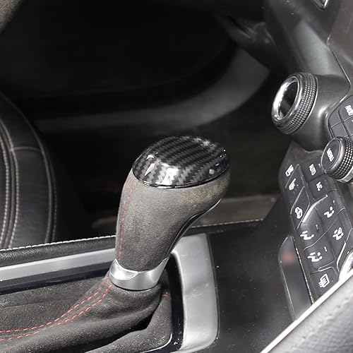 Miniatura 6 de Accesorios interiores para Chevrolet Corvette C7 2014-2019, accesorios de ajuste de cubierta de la cabeza de la palanca de cambios, accesorios