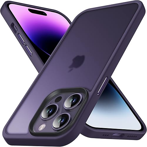 Miniatura 1 de Anqrp Funda diseñada para iPhone 14 Pro Max, compatible con carga inalámbrica Funda delgada de silicona suave antiarañazos para iPhone 14 Pro Max de