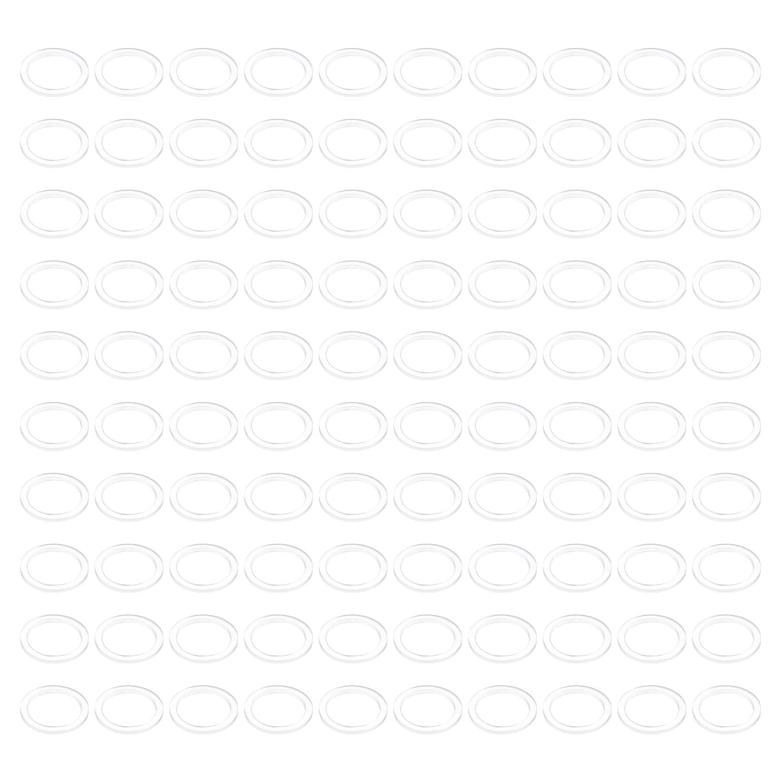 PATIKIL Nylon Flat Washers 10mm ID, 13mm OD
