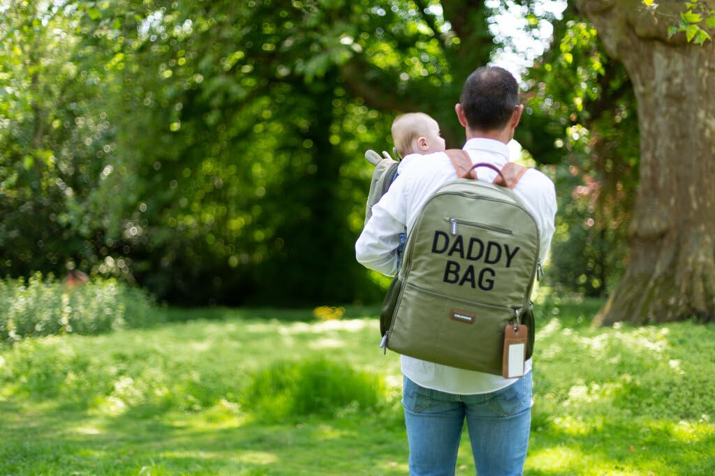 Childhome Zaino fasciatoio Daddy Bag, cachi