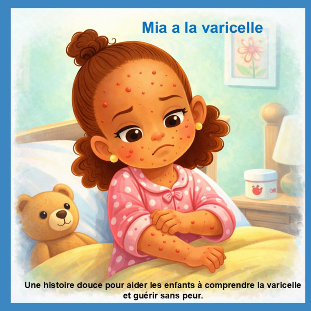 Mia a la varicelle: Une histoire douce pour aider les enfants à comprendre la varicelle et guérir sans peur