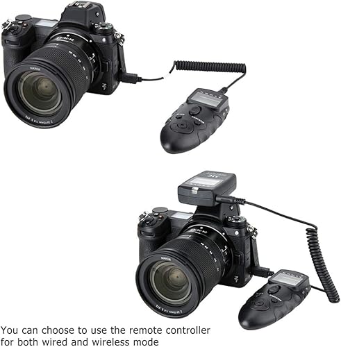 Miniatura 6 de JJC Intervalómetro inalámbrico Temporizador Control remoto disparador para Nikon D750 D780 Z7 II Z6 II Z5 D7500 D7200 D7100 D7000 D5600 D5500 D5300