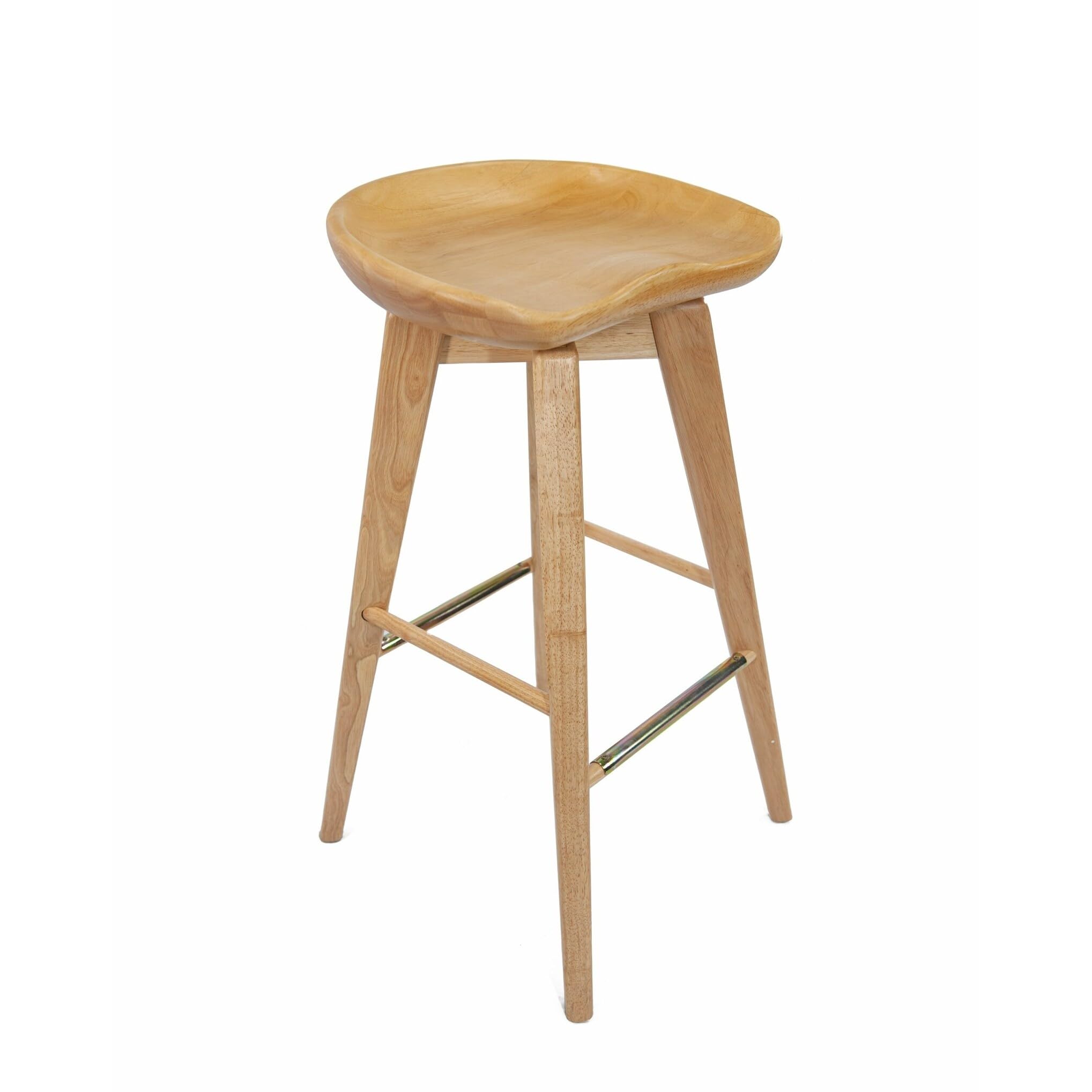 Boraam Bali Bar Height Swivel Stool, 29-Inch, Natural