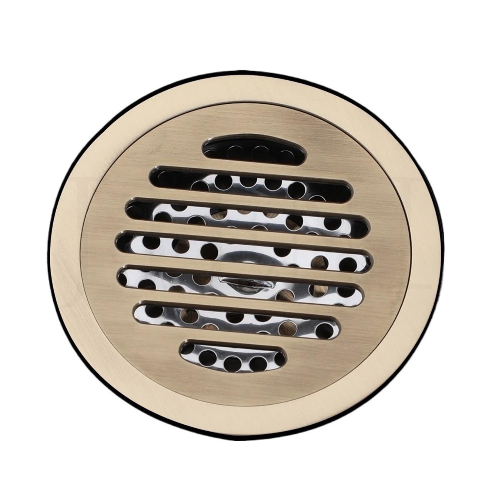 Antique Brass Floor Drains Shower Floor Drain Bathroom Deodorant Square Floor Drain Strainer Cover Grate Waste