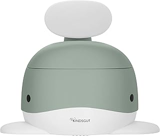 Kindsgut Potty Training Toilet in Whale Design, Potty Training in a Beautiful Design, Pistachio